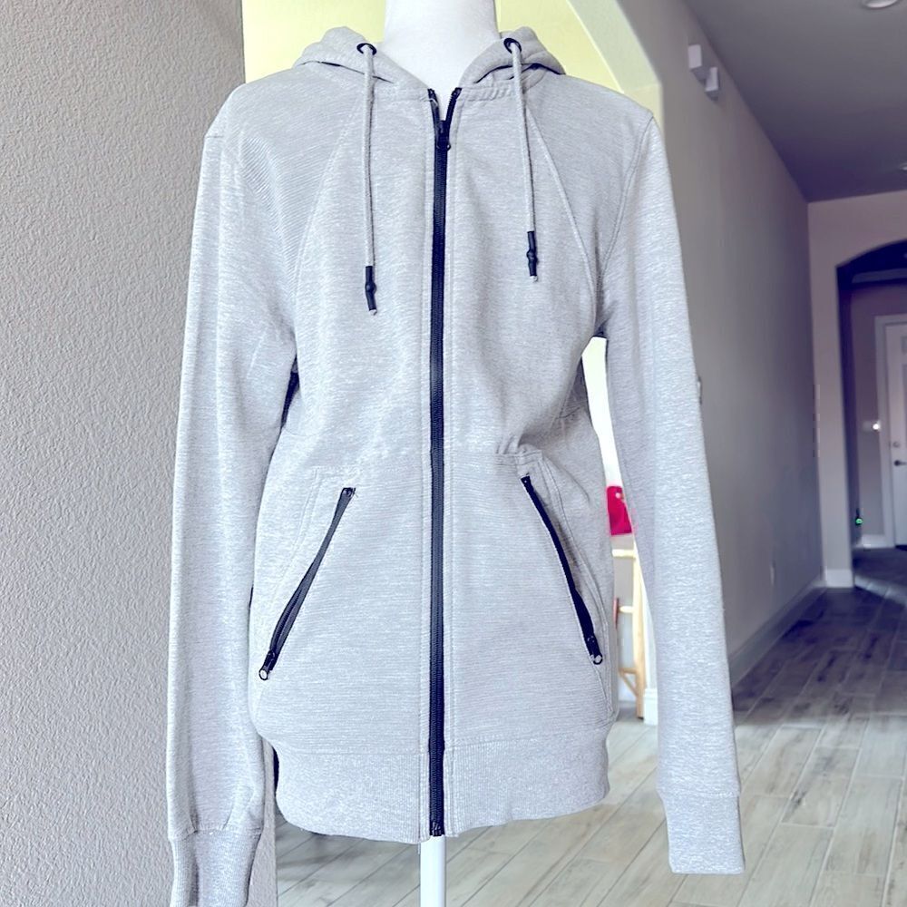 Genetic Gray Zip Up Hoody S Jacket Lightweight